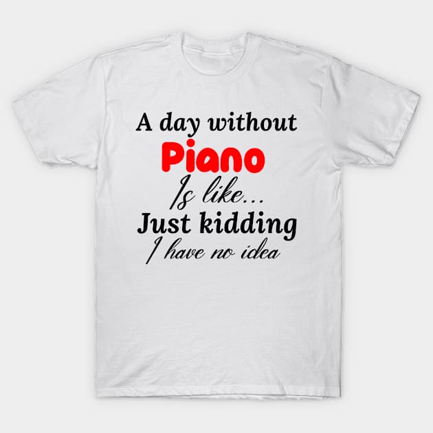 piano T-Shirt by Design stars 5